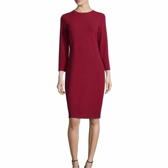 Vince Red Crepe Dress - Picture 1 of 9